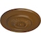 Ekena Millwork Floral Ceiling Medallion, Hand-Painted Smokey Topaz, 23 1/2"OD x 2 3/4"P CM23FLSTF - alternate 4